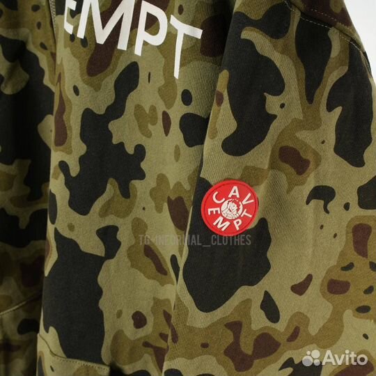 Зипка Cav Empt черно зеленый камуфляж