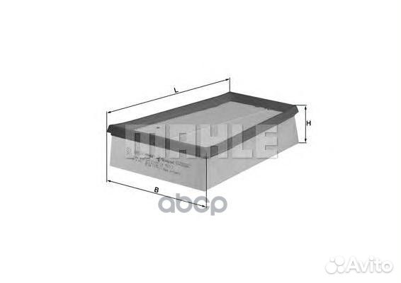 Фильтр воздушный lx957/3 Mahle/Knecht