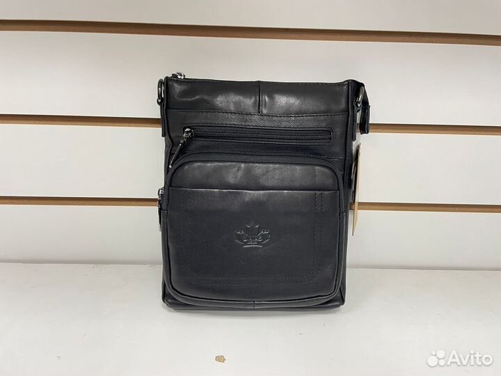 Сумка планшет мужская из натуральной кожи