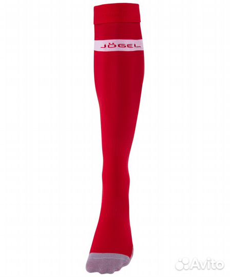 Гетры футбольные JA-003, красный/белый, Jögel