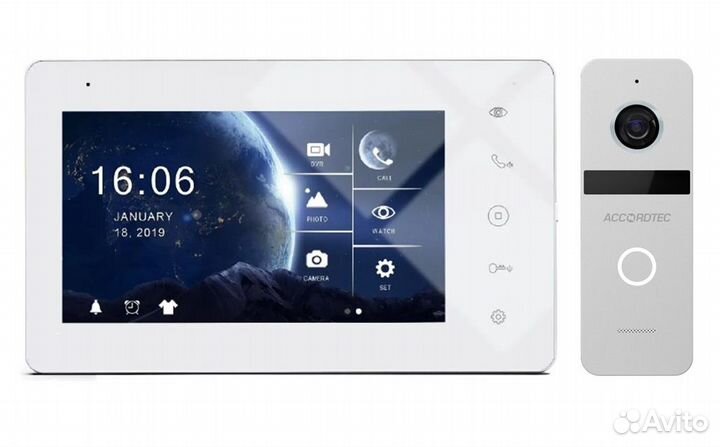 Комплект видеодомофона с wi-fi для дома AT-VD720W