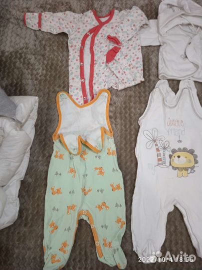 Вещи пакетом на девочку 56-80