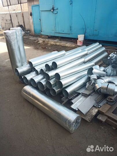 Трубы для вентиляции, воздуховоды оцинк и нерж