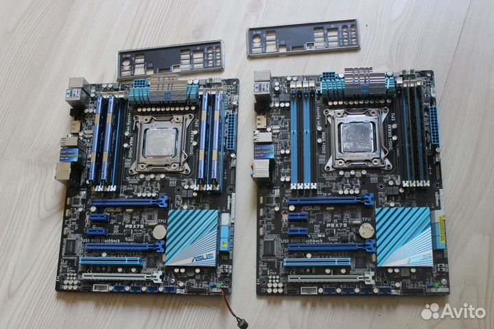 X79 p9x79 lga2011 от asus, есть 2шт, допы: i7 ddr3