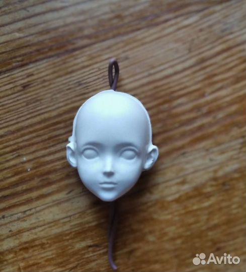 Заготовка из гипса, лицо для куклы