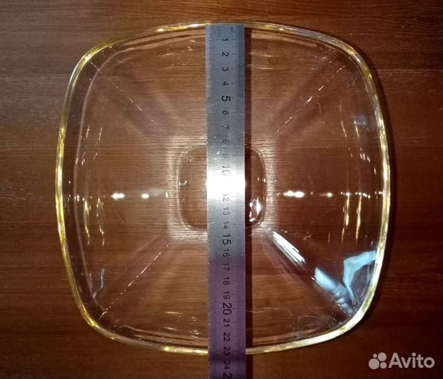 Стеклянный салатник/ваза объем 4л