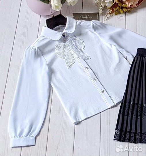 Школьная юбка, блузка, Deloras 122-152