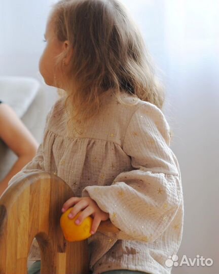 Блузка детская муслиновая