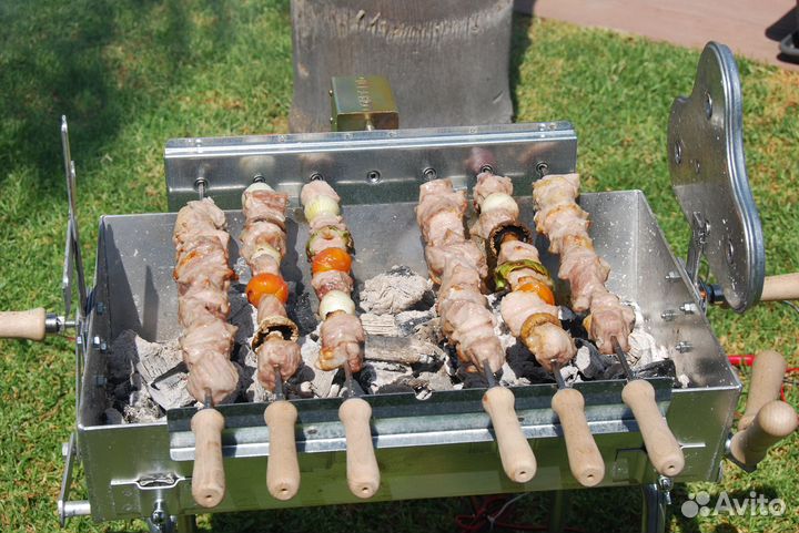 Мангал автоматический угольный