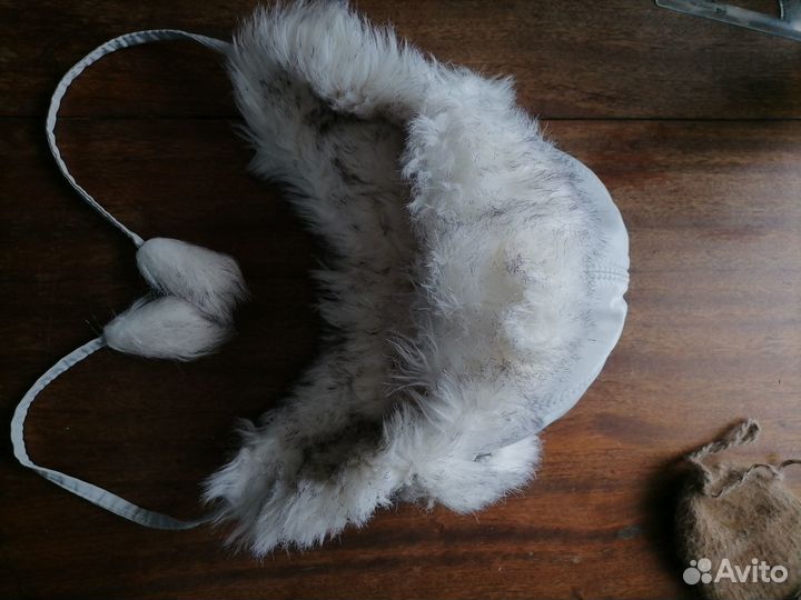Шапка меховая детская зимняя