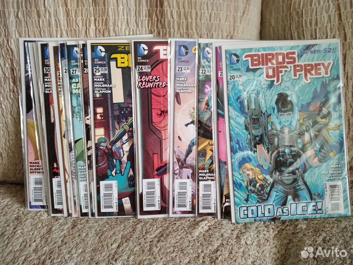Комикс Хищные птицы/Birds of Prey NEW52 36 синглов