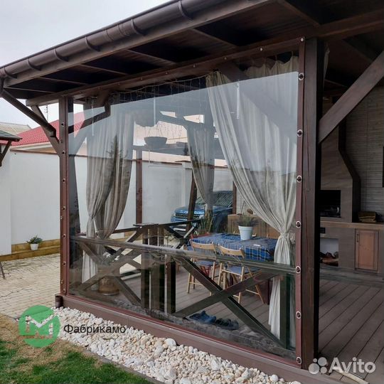 Мягкие окна на веранду от производителя арт 324