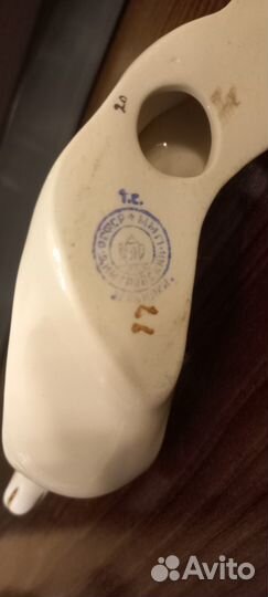 Фарфоровая статуэтка Осетр