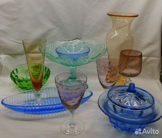 Цветное стекло СССР