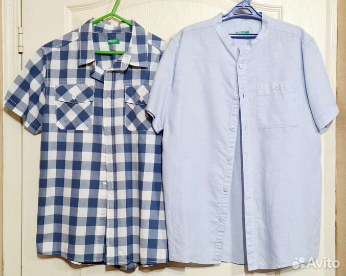 Рубашки benetton, р.158-164, новые