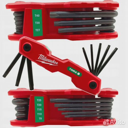 Набор складных ключей Milwaukee Торкс (Torx)