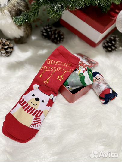 Набор Новогодних носков/Подарочный набор