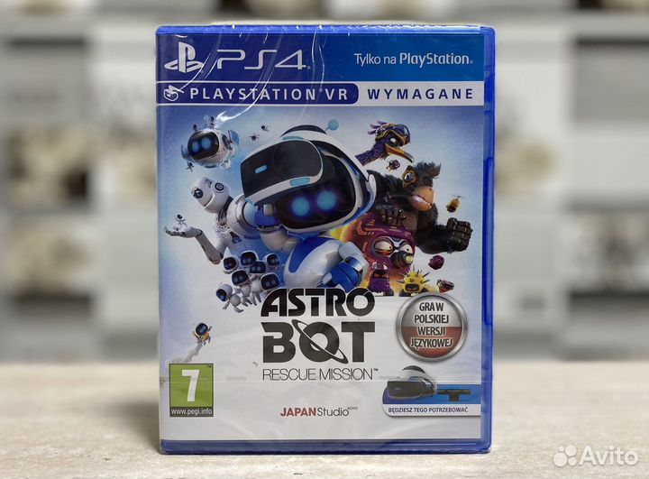 Astro Bot Rescue Mission (Новый) для Sony PS VR