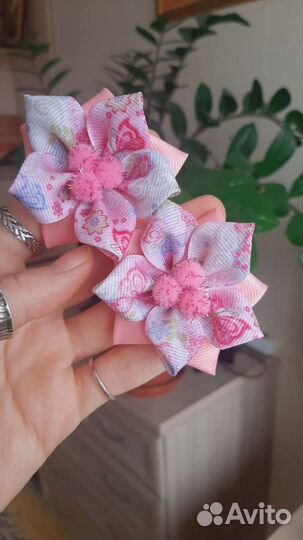 Заколки, резинки для волос. Новые