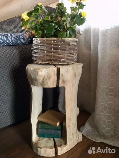 Тумба из дерева, интерьерная тумба