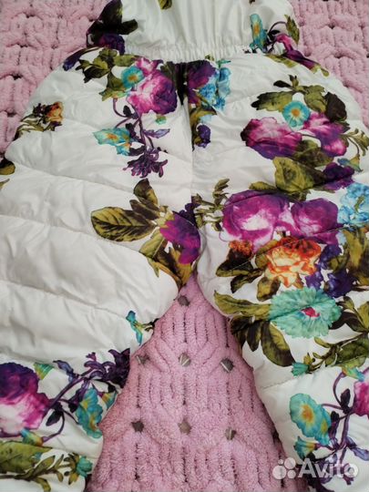 Зимний костюм для девочки 92