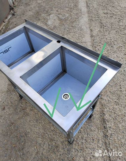 Ванны моечные для общепита