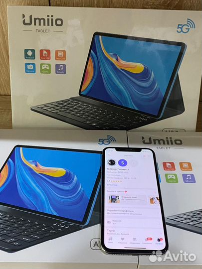Планшет Umiio A10 Pro 128 гб новые оригинал