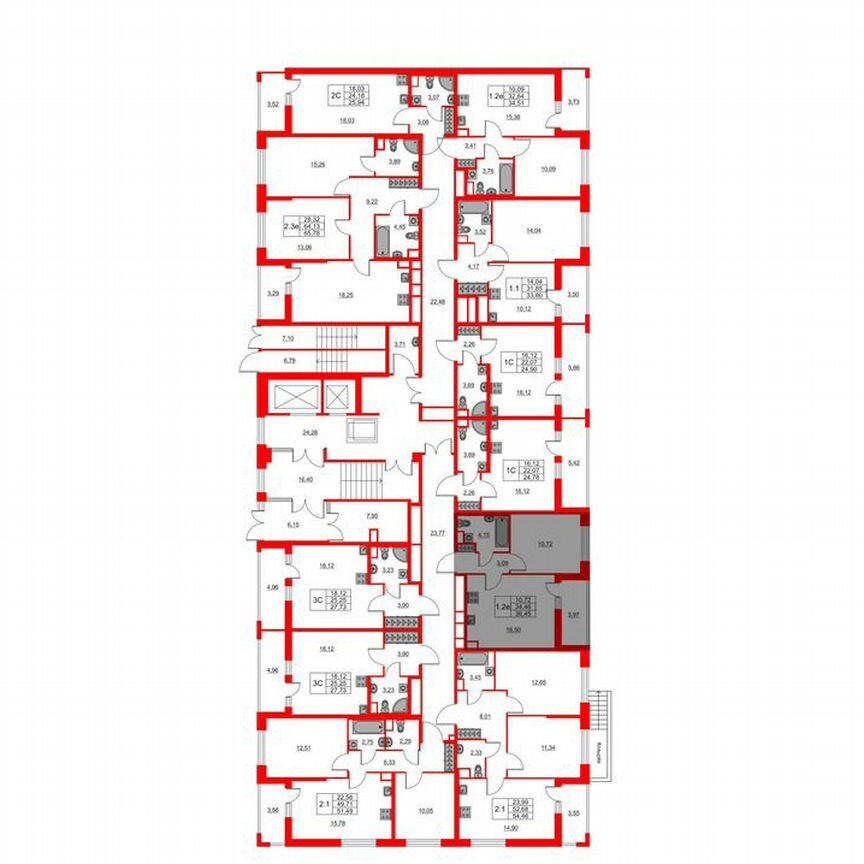 1-к. квартира, 34,5 м², 1/15 эт.