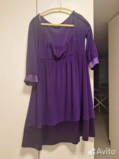 Фиолетовое платье 44/46