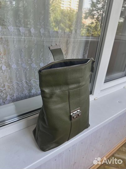 Рюкзак натуральная кожа Италия