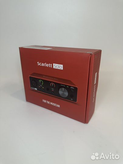 Звуковая Карта Focusrite Scarlett Solo 3Gen
