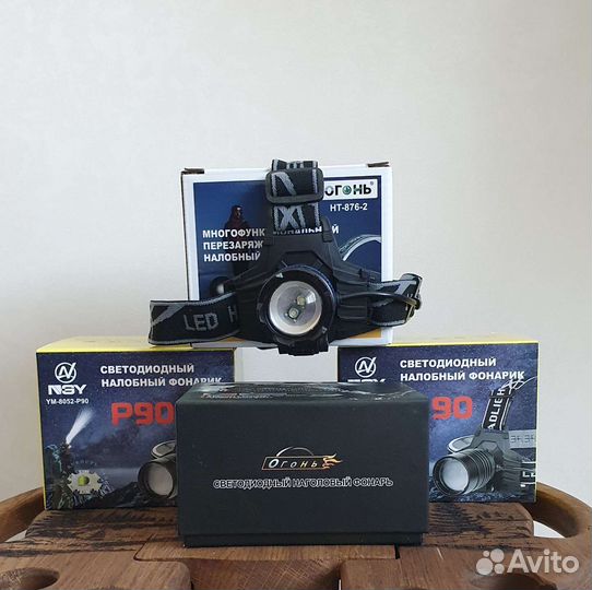 Фонарь налобный светодиодный мощный
