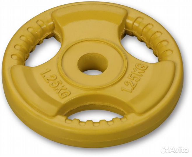 Диск обрезиненный 26 мм indigo с хватом 1,25 кг