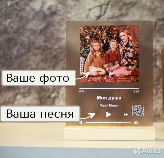 Фото с рамкой / Лучший подарок