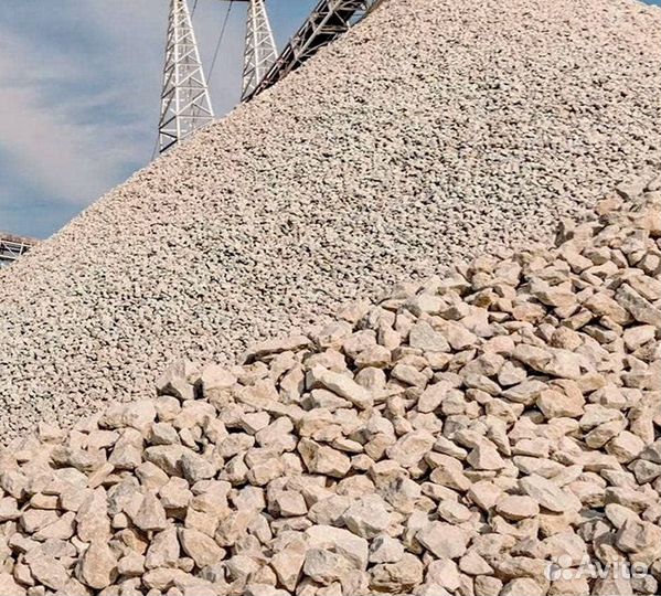 Щебень известняковый