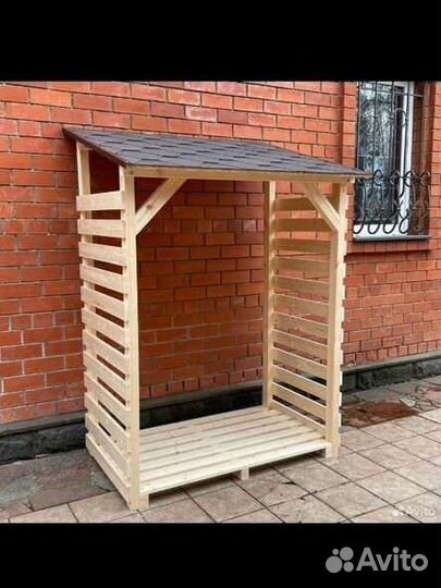 Дровник уличный. Дровеник