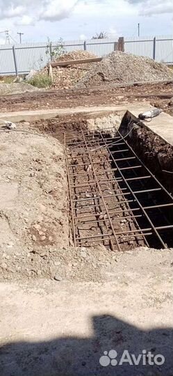 Строительство, бетонные работы