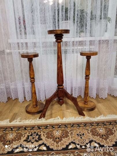 Подставка под цветы дерево