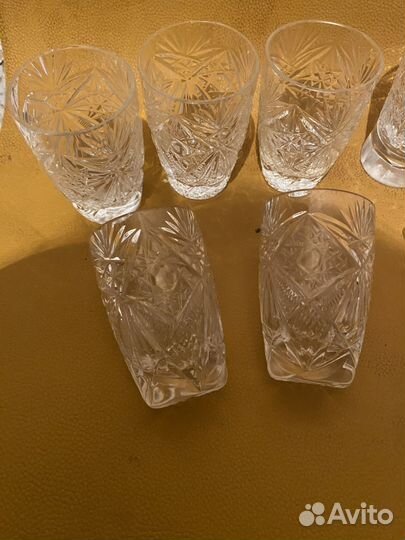 Стопки хрустальные СССР