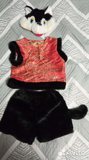 Новогодний детский костюм волка