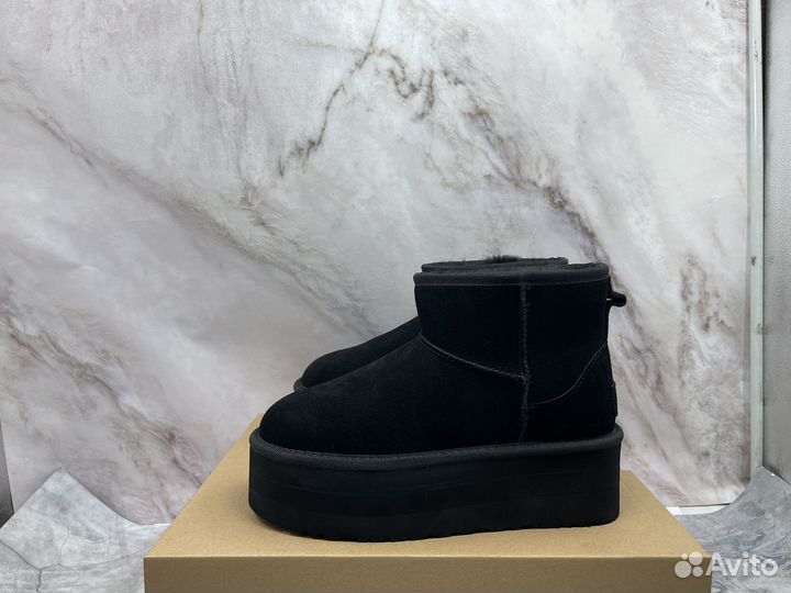 Угги Женские Ugg Classic Mini Platform Black