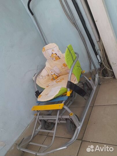 Детские санки с колесами