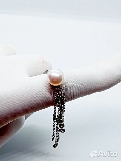Серьги серебро с жемчугом