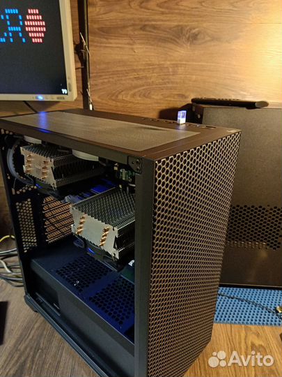 Сервер Supermicro 20ядер/40 потоков 128gb озу