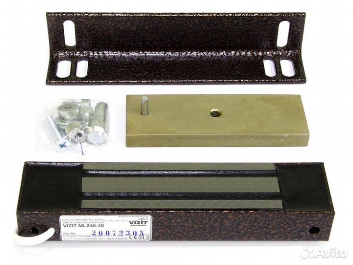 Электромагнитный замок, комплект Vizit