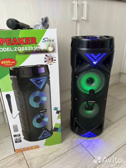 Портативная беспроводная колонка 60см