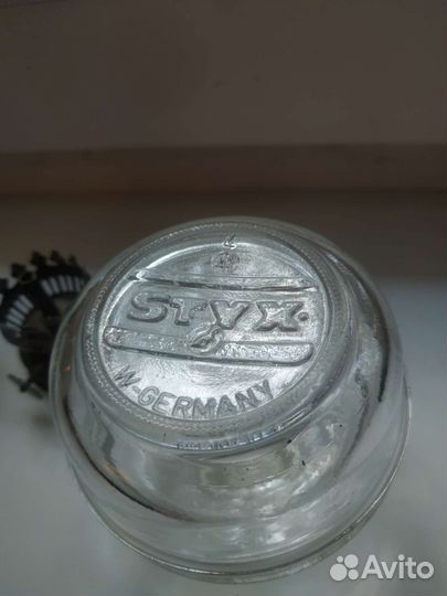 Керосиновая лампа.Чернильница.Стакан.Винтаж.Герман