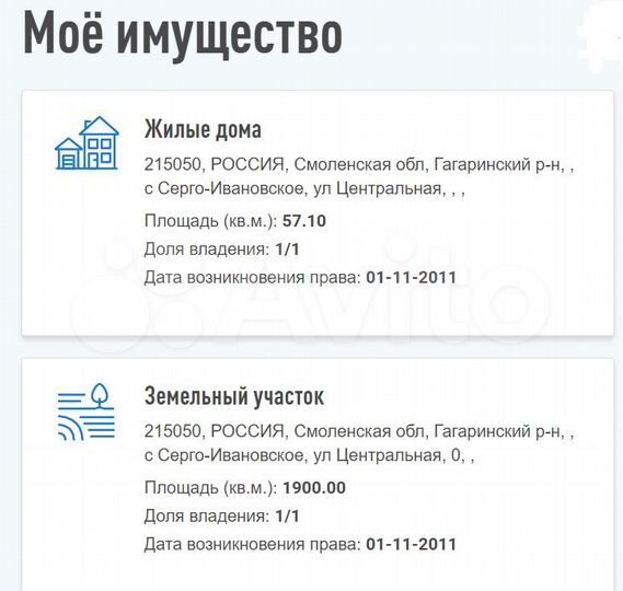 Дом 57 м² на участке 19 сот.