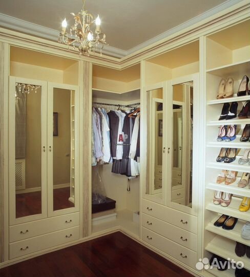 Гардеробные комнаты дизайн