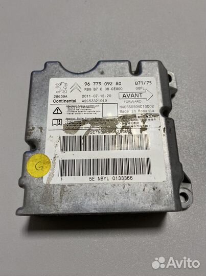 Блок подушек Air Bag Ситроен C4 B7